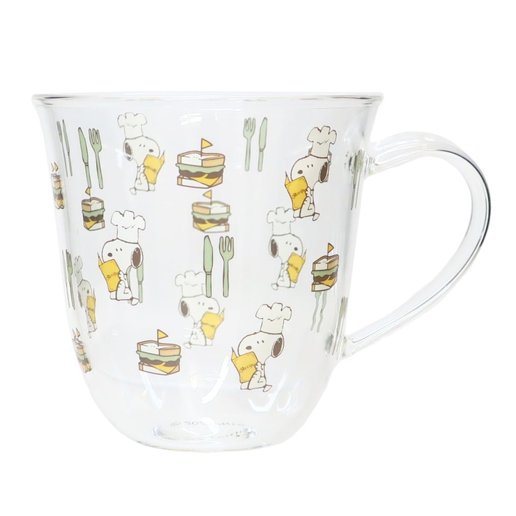 スヌーピー マグカップ 耐熱ガラスマグ | cinemacollection | 詳細画像1 