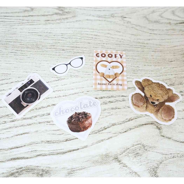 フレークシール フレークシール10pcs brown | cinemacollection | 詳細画像2 