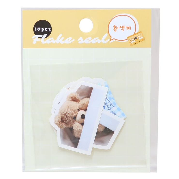 フレークシール フレークシール10pcs yellow | cinemacollection | 詳細画像1 