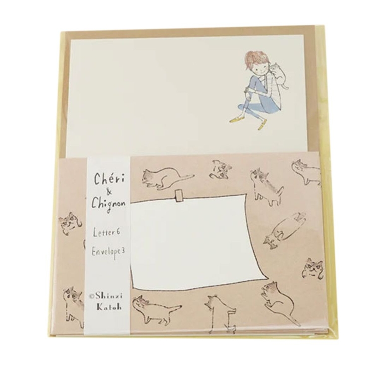 手紙セット レターセット Cheri＆Chignon | cinemacollection | 詳細画像1 