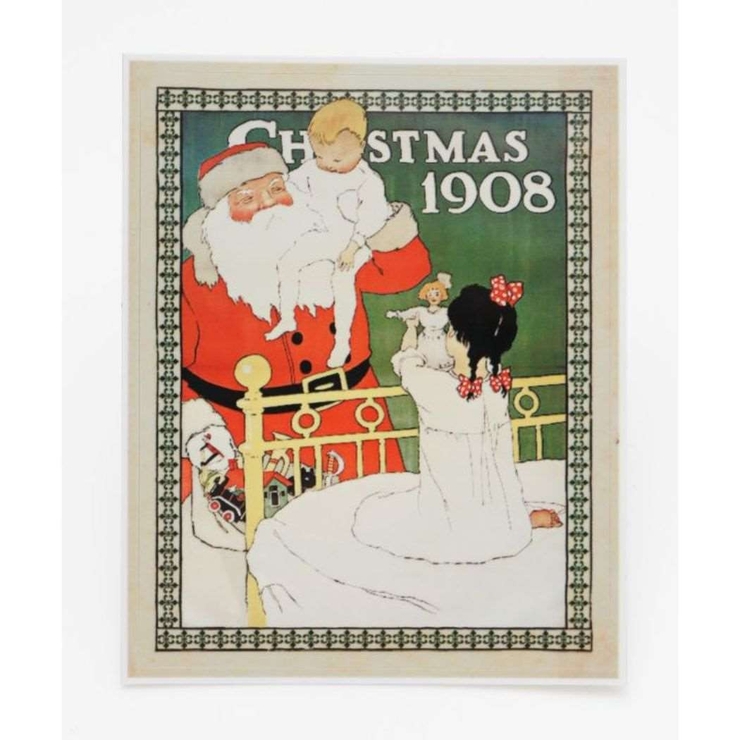 シールクリスマス サンタクロースステッカー SANTA＆GIRL | cinemacollection | 詳細画像1 