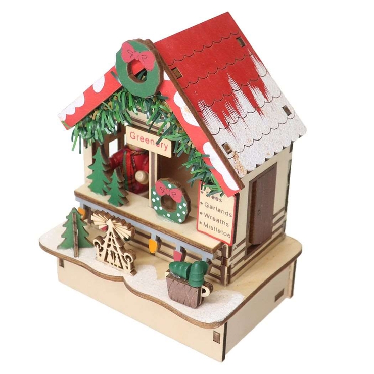 インテリア雑貨 ウッドデコレーション クリスマスマーケット | cinemacollection | 詳細画像2 