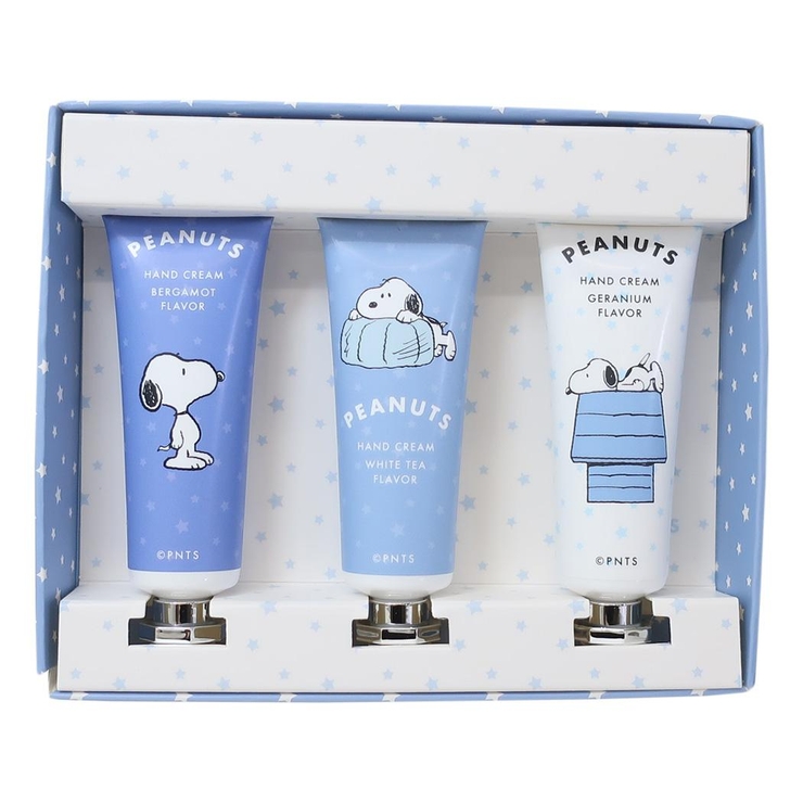 スヌーピー ハンドケアギフト ハンドクリーム3本セット[品番