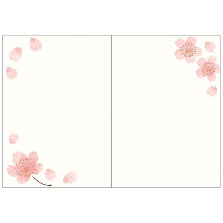 メッセージカード さくらグリーティングカード 桜舞う | cinemacollection | 詳細画像2 