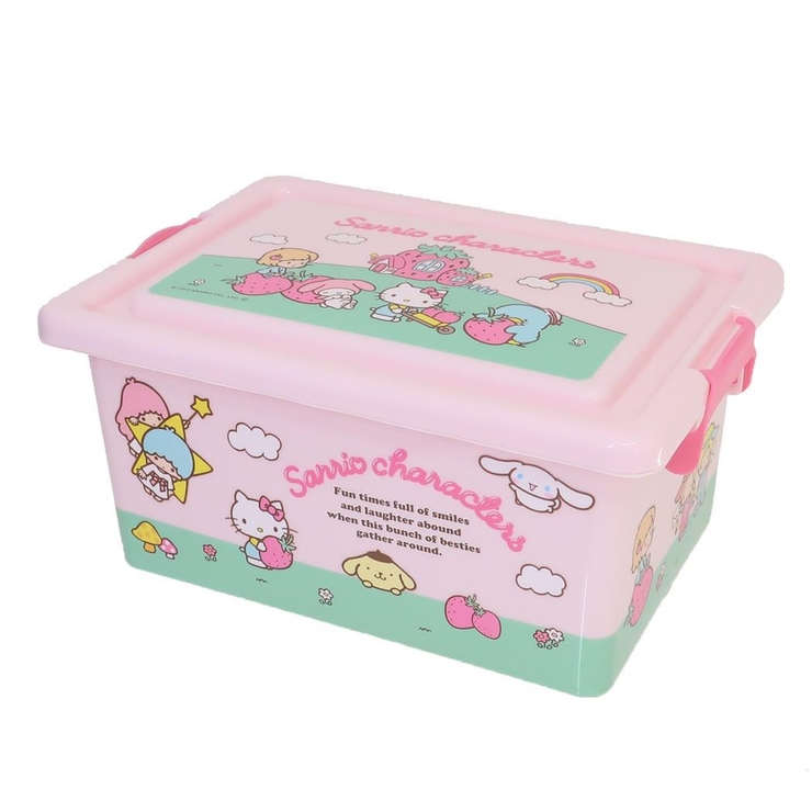サンリオキャラクターズ ストレージボックス フタ付き収納ボックス