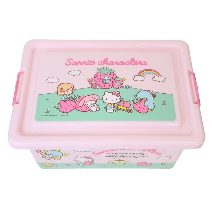 サンリオキャラクターズ ストレージボックス フタ付き収納ボックス