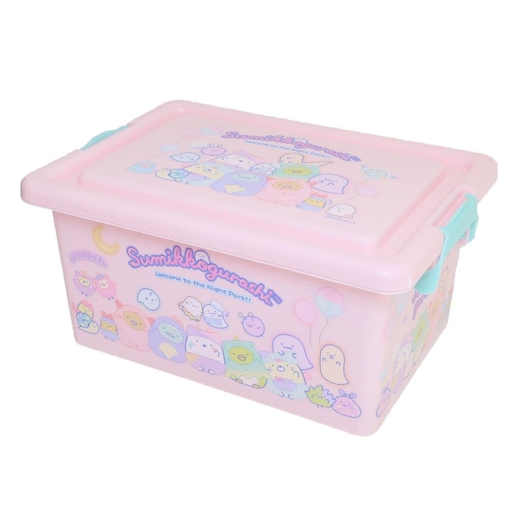 すみっコぐらし ストレージボックス フタ付き収納ボックス[品番