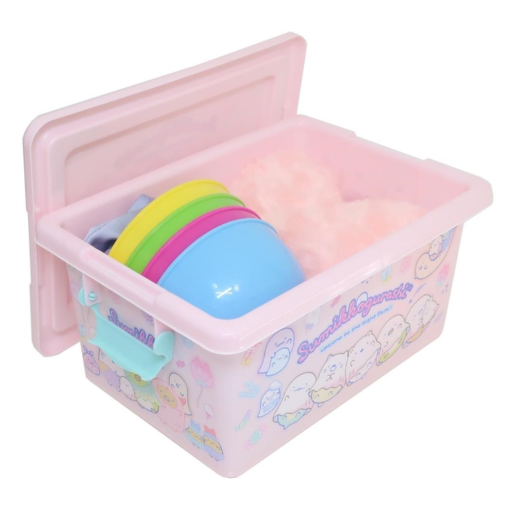 すみっコぐらし ストレージボックス フタ付き収納ボックス[品番