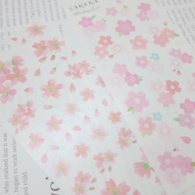 シールシート 春柄マスキングシール 568h | cinemacollection | 詳細画像2 