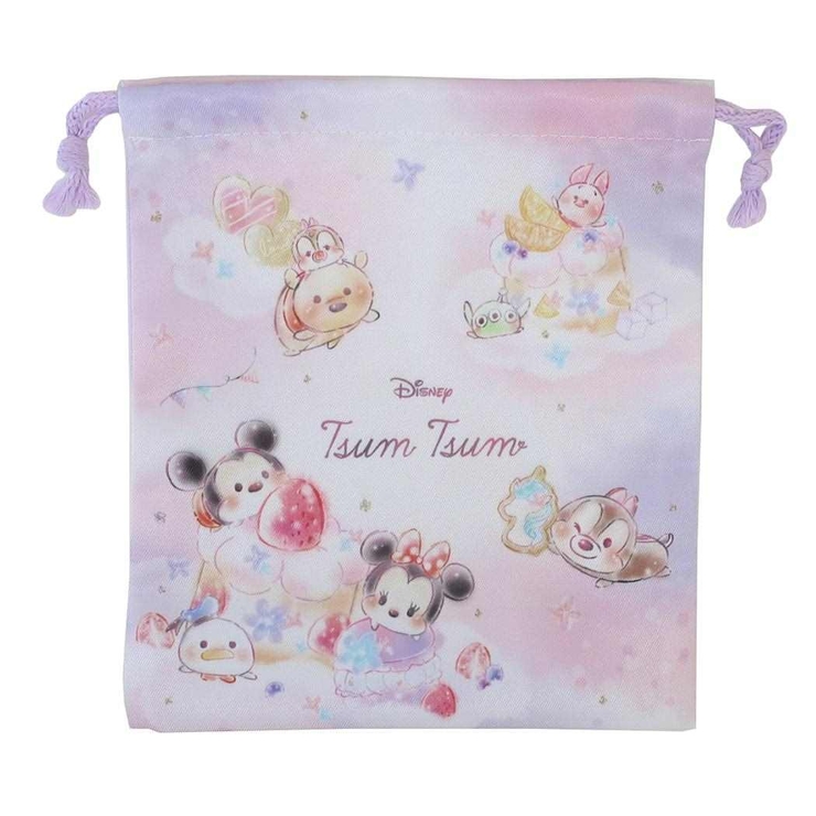 ディズニーツムツム 巾着袋 マチ付き巾着 | cinemacollection | 詳細画像1 