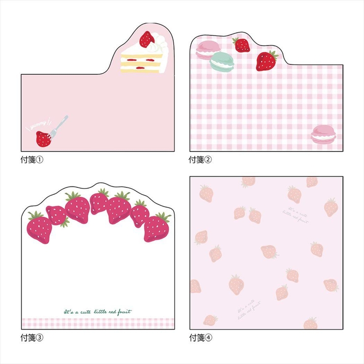 ICHIGO4 付箋 ダイカットブロック付箋 | cinemacollection | 詳細画像3 
