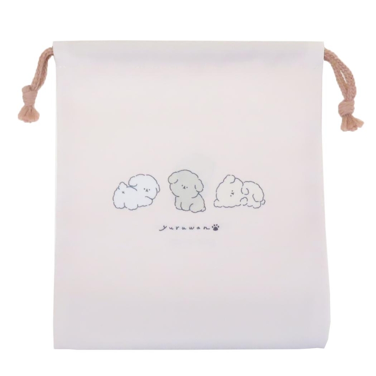 YURUWAN 巾着袋 マチ付ききんちゃくポーチ | cinemacollection | 詳細画像1 