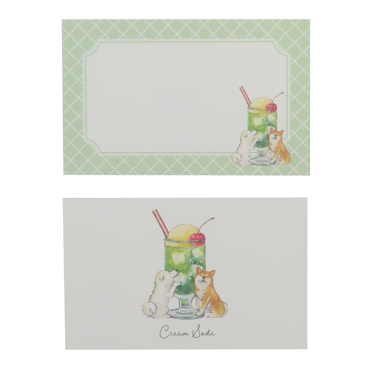 村田夏佳 グリーティングカード しばいぬと純喫茶ミニメッセージカード | cinemacollection | 詳細画像1 