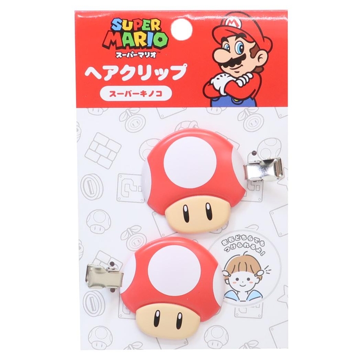 スーパーマリオ ヘアアクセ ヘアクリップ | cinemacollection | 詳細画像1 