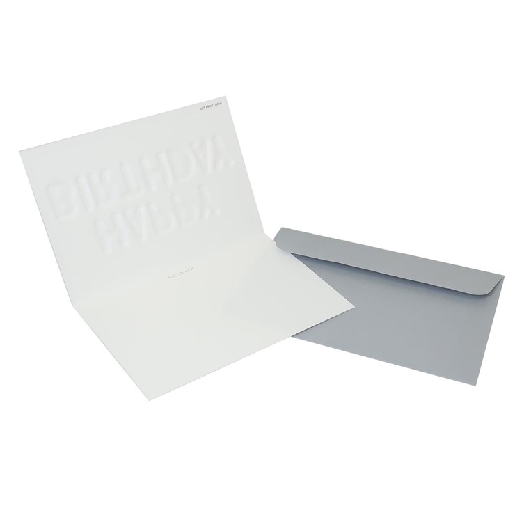 グリーティングカード エンボスグリーティングカード HAPPY | cinemacollection | 詳細画像2 