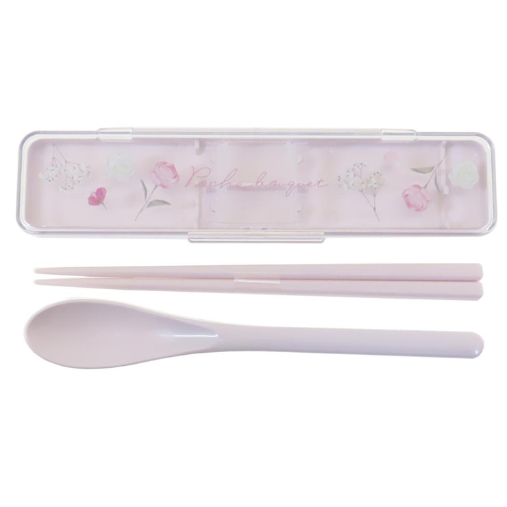 ポシェブーケ コンビセット 抗菌箸＆スプーンセット | cinemacollection | 詳細画像1 