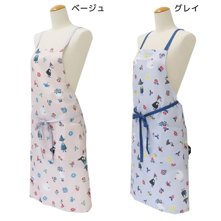 ムーミン キャラクターエプロン 前後で着れる 2WAY エプロン