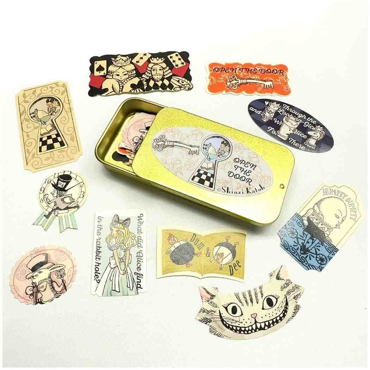 不思議なアリス ミニステッカー フレークシール缶 | cinemacollection | 詳細画像1 