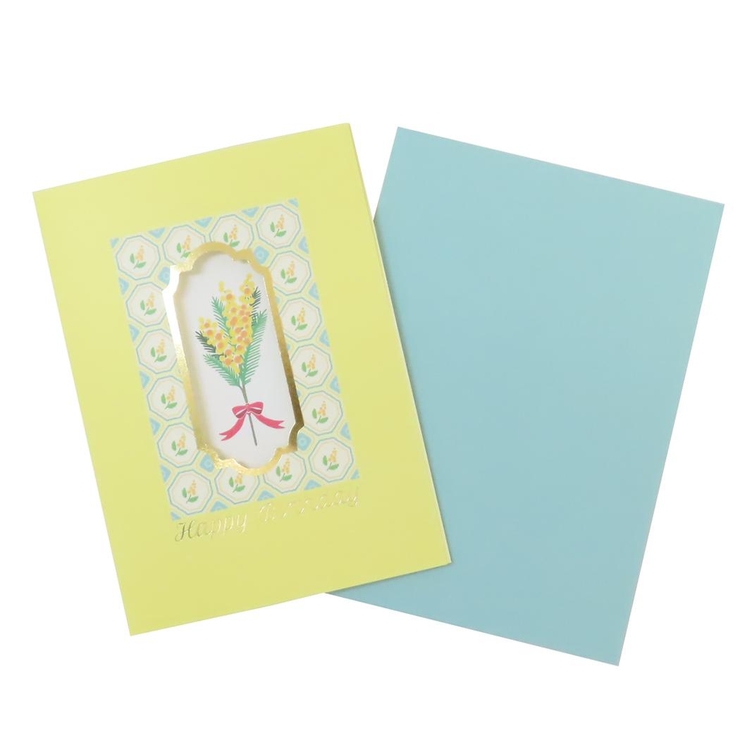 グリーティングカード バースデーカード ミモザ | cinemacollection | 詳細画像1 