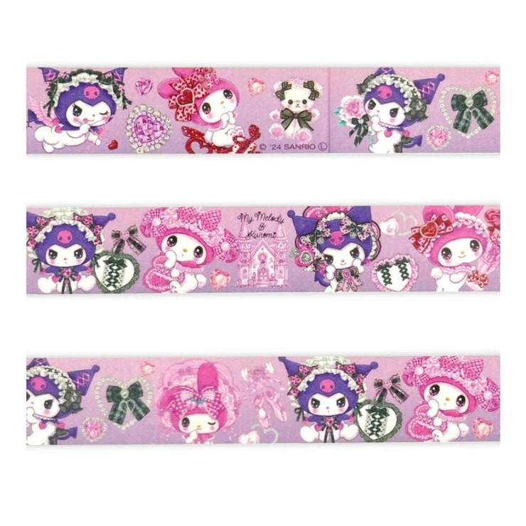 マイメロディ＆クロミ マスキングテープ 15mmマステ[品番