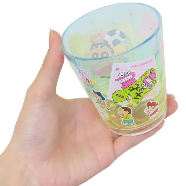 クレヨンしんちゃん プラコップ& sanrio コップ＆巾着セット チョコビ／カラフルコミック – クレヨン