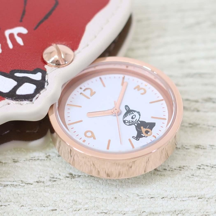 【30%OFF】ムーミン キーホルダー時計 ダイカットレザーキーチェーンウォッチ | cinemacollection | 詳細画像3 