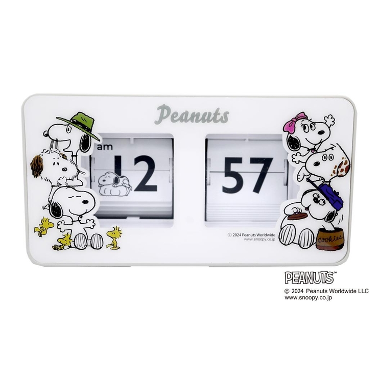 スヌーピー　クリスタル　置き時計　SASAKI CLOCK スヌーピー クリスタル 置き時計 SASAKI CLOCK スヌーピー