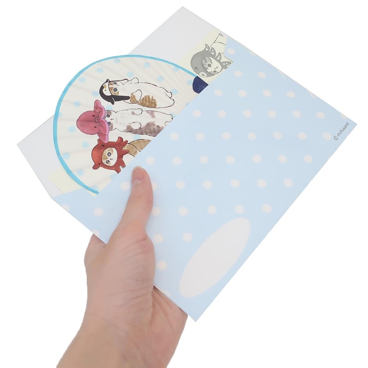 モフサンド グリーティングカード 竹うちわ | cinemacollection | 詳細画像3 