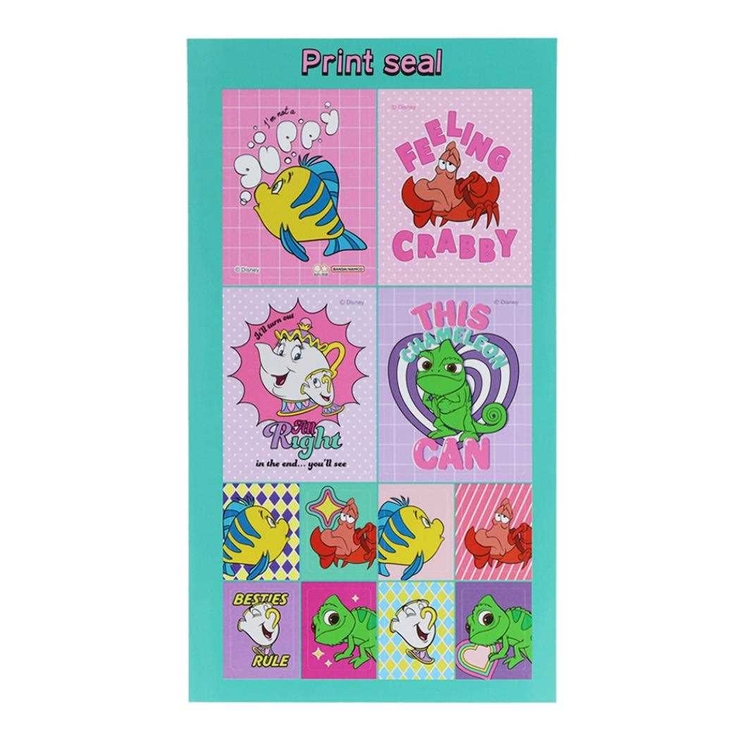 ディズニーキャラクター シールシート プリントシール風シール[品番