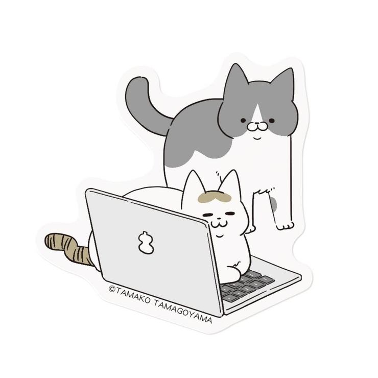 うちの猫がまた変なことしてる ダイカットシール ステッカー | cinemacollection | 詳細画像2 