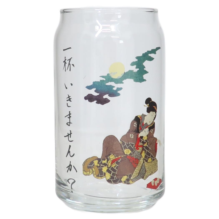 ガラスコップ 缶型グラス おさそい | cinemacollection | 詳細画像1 