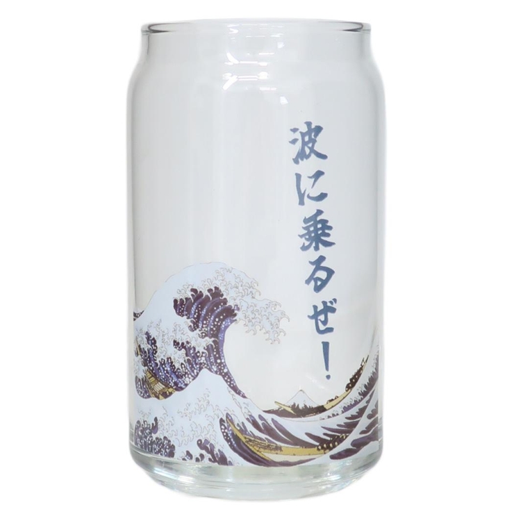 ガラスコップ 缶型グラス ビッグウェーブ | cinemacollection | 詳細画像1 