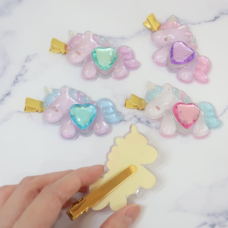 ヘアアクセ 推しポニー前髪クリップ 粧美堂 推し活 かわいい グッズ