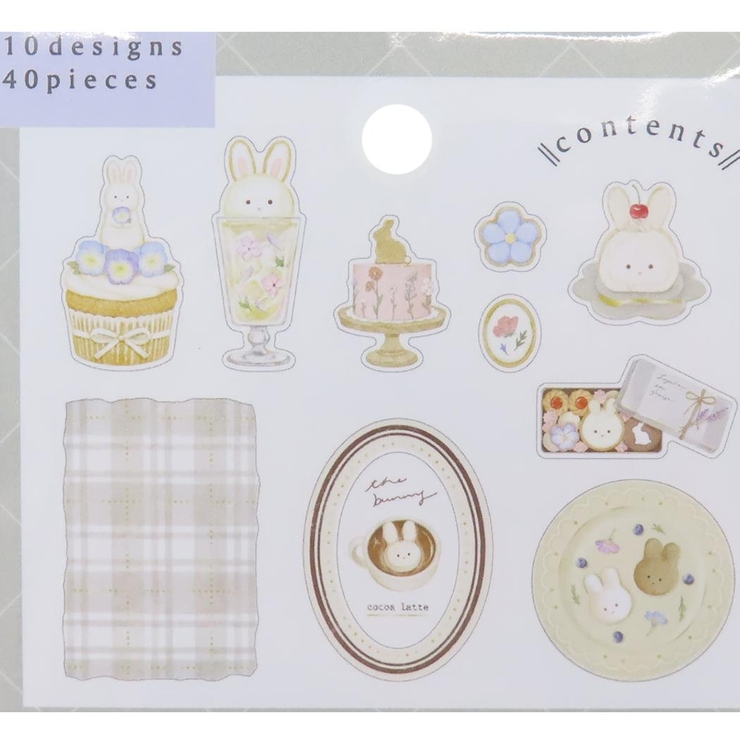 フレークシール モフィーツステッカー うさぎ | cinemacollection | 詳細画像2