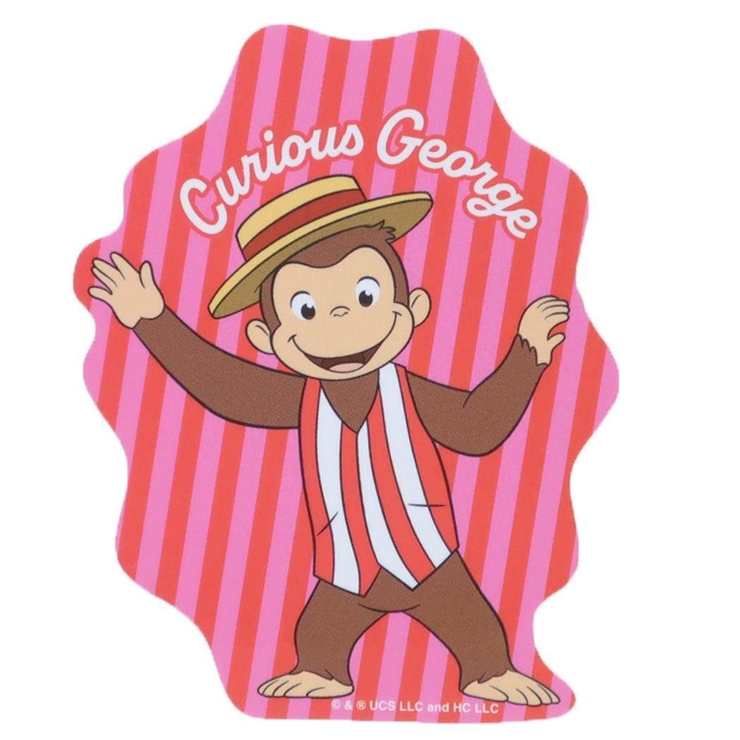おさるのジョージ ダイカットシール キャラクターステッカー | cinemacollection | 詳細画像1 