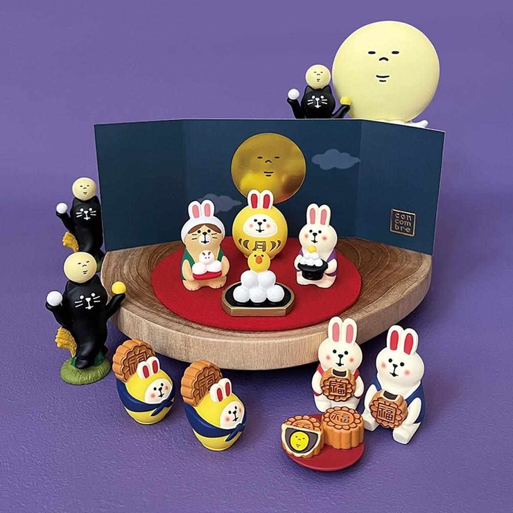 美品7個セット◆コンコンブルconcombreワニ・うさぎ・しろくま・ふくろう シネマコレクション cinemacollection concombre Hello Spring