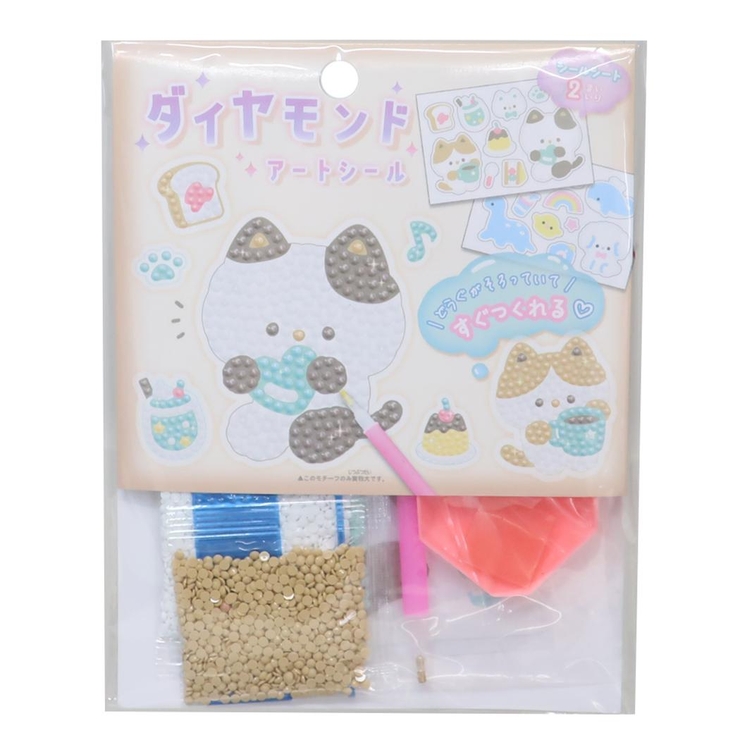 シールセット ダイヤモンドアートシール ねこ[品番：BREW0147077