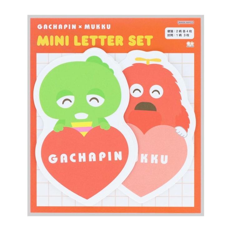 ガチャピン＆ムック 手紙セット ダイカットミニレター | cinemacollection | 詳細画像1 