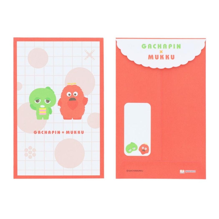 ガチャピン＆ムック 手紙セット ダイカットミニレター | cinemacollection | 詳細画像4 