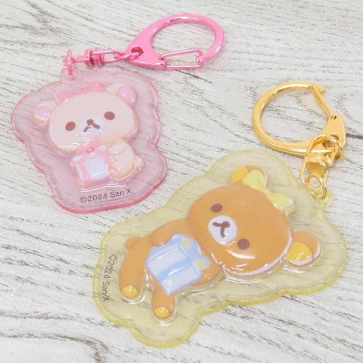 リラックマ キーリング ぷっくりったいキーホルダー | cinemacollection | 詳細画像3 