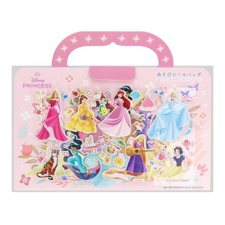 ディズニープリンセス ミニシールセット あそびシールバッグ | cinemacollection【KIDS】 | 詳細画像1 