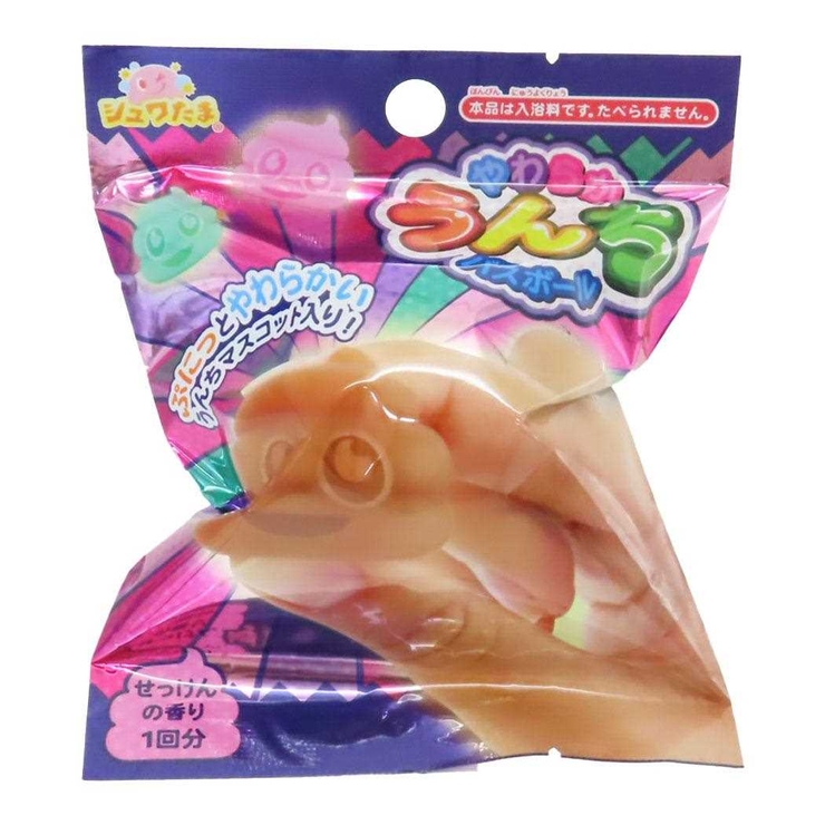 入浴剤 やわらかうんちバスボール サンタン 子供とお風呂 おもしろ雑貨 グッズ | cinemacollection【KIDS】 | 詳細画像1 