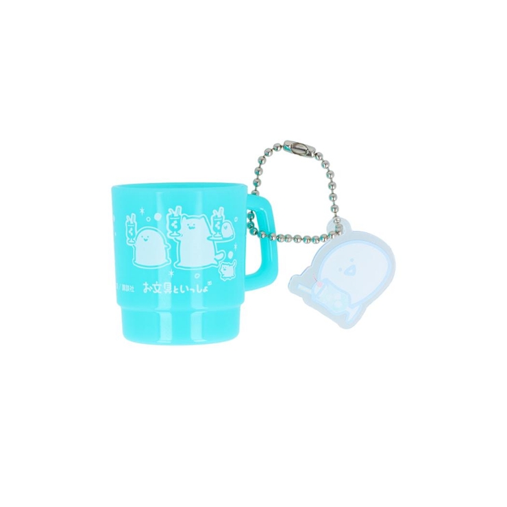 PEPIN オリジナル缶・マグカップキーホルダー お文具といっしょ キーチェーン ミニマグカップキーホルダー[品番