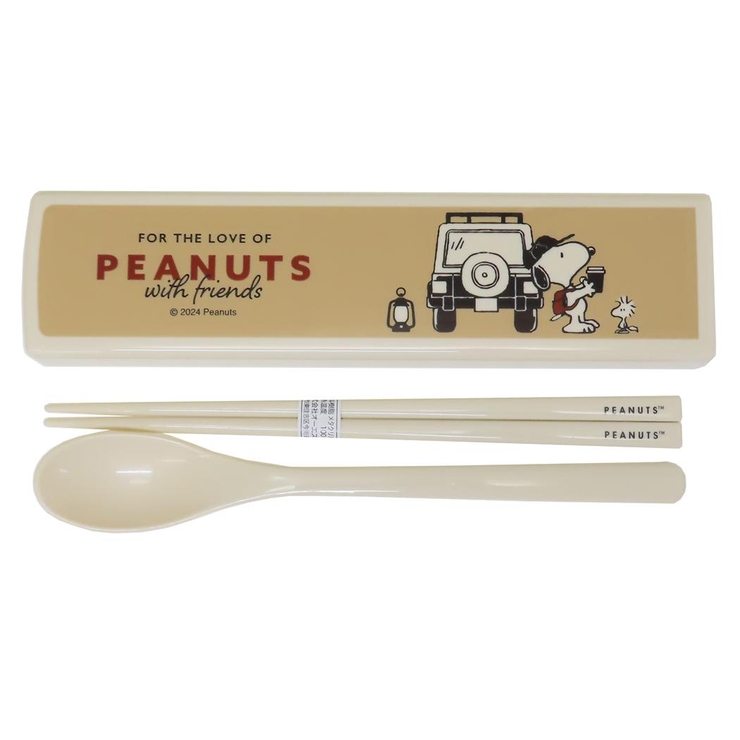 スヌーピー コンビセット おはし＆スプーンのツインセット | cinemacollection【KIDS】 | 詳細画像1 