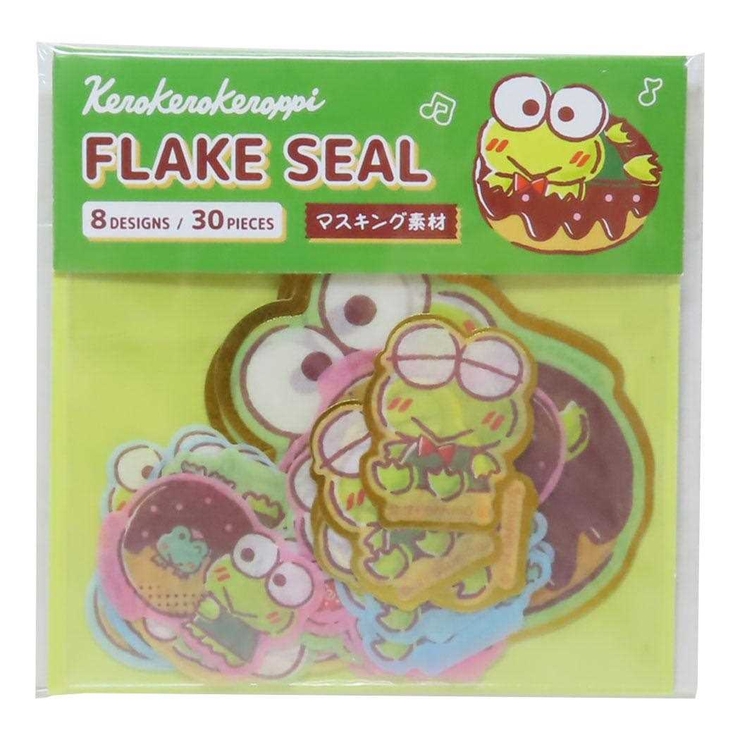 セットアップ けろけろけろっぴ ダイカットミニシール[品番 フレークシール キャラクターグッズ