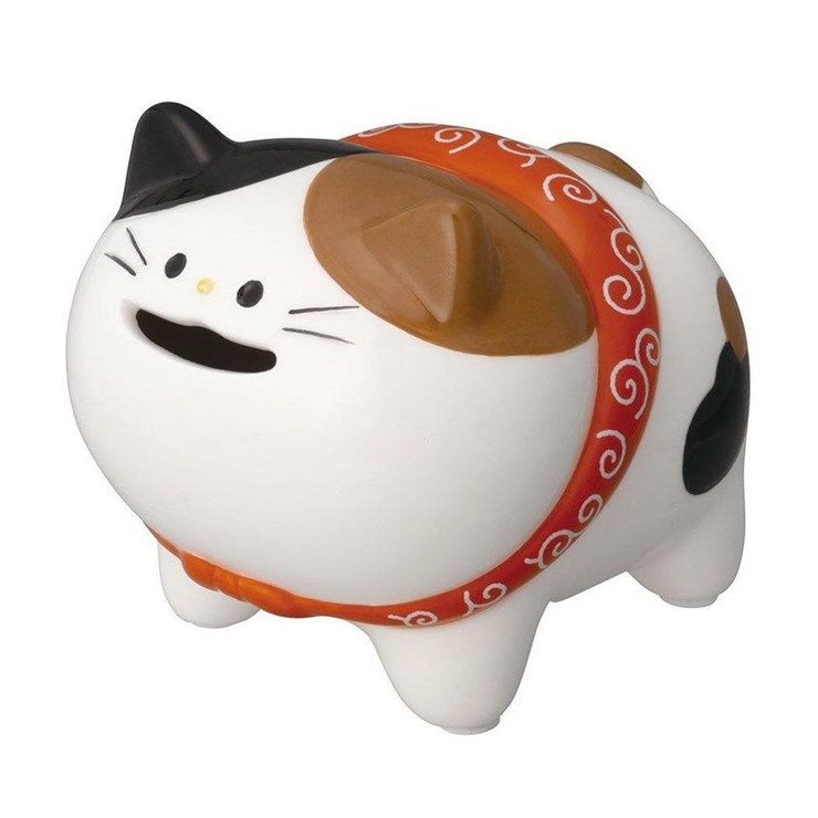 貯金箱 はらぺこ貯金箱 みけねこ デコレ ギフト雑貨 おもしろ雑貨 グッズ | cinemacollection | 詳細画像1 