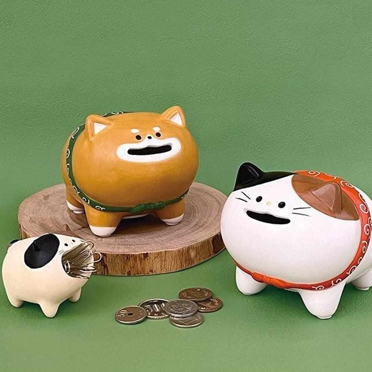 貯金箱 はらぺこ貯金箱 みけねこ デコレ ギフト雑貨 おもしろ雑貨 グッズ | cinemacollection | 詳細画像5 