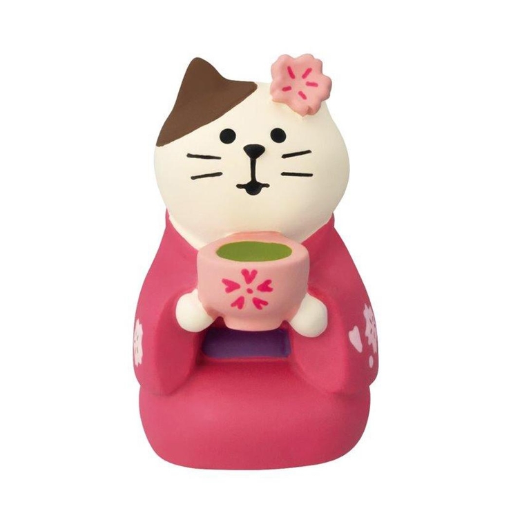 マスコット 京抹茶猫 デコレ インテリア かわいい グッズ | cinemacollection | 詳細画像1 