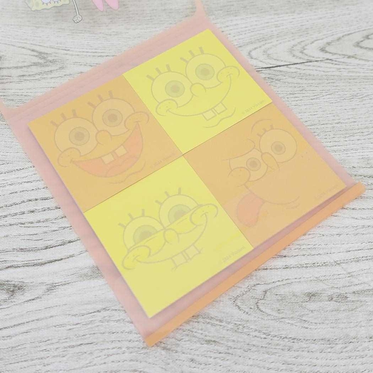 スポンジボブ 付箋 4柄ふせん S＆C 文房具 メモ キャラクター グッズ | cinemacollection | 詳細画像3 
