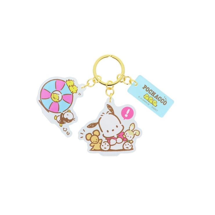 ポチャッコ キーリング 3連アクリルキーホルダー | cinemacollection | 詳細画像1 